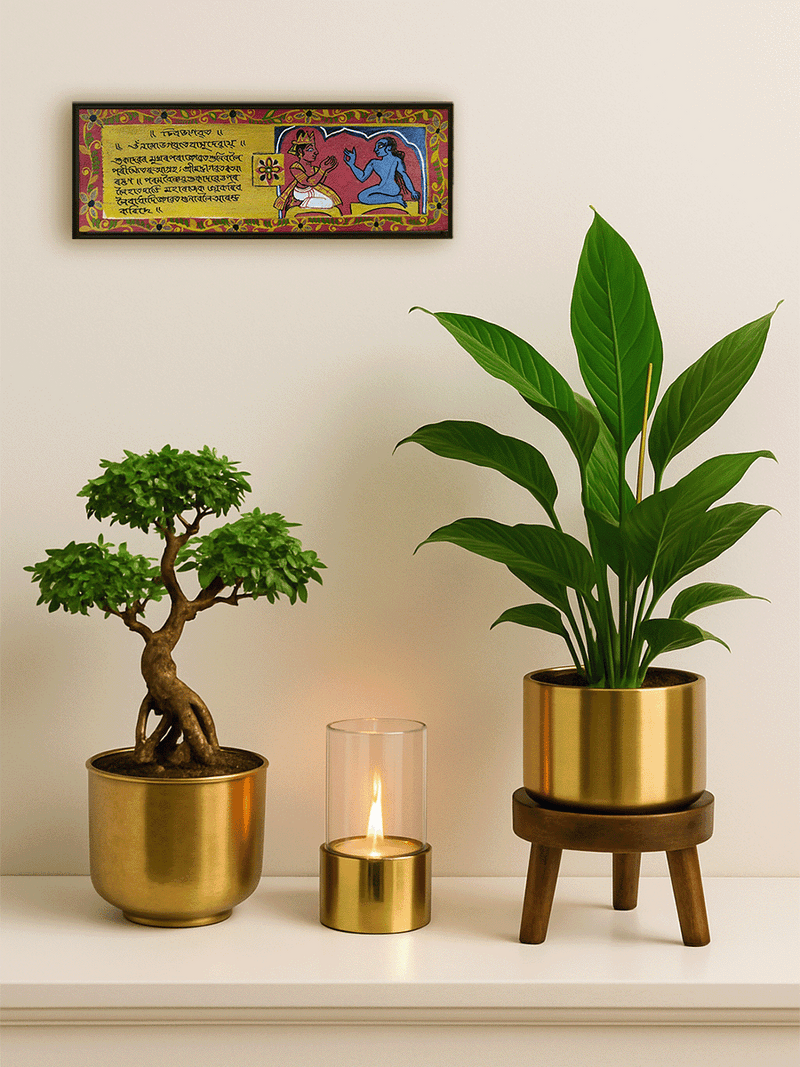 Chitra-Bhagavat in Manuscript Painting by Sujit Das for sale