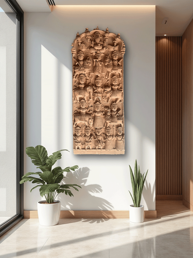 Devas in Terracotta by Dinesh Molela for sale