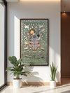 Divine Opulance: Shrinathji Amidst the Lotus Grove in Pichwai by Naveen Soni for sale