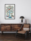 Elephant and Deer in Gond by Kailash Pradhan for sale