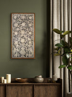 Floral Abundance: Monochrome Tree of Life in Tholu Bommalata by Sindhe Siva for sale