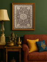 Floral Symphony in Zardosi by Md. Bilal for sale