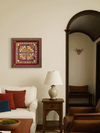 Geometric Harmony: Triangles and squares in Banjara Embroidery by Sapavat Siddu for sale