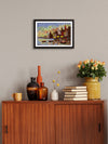 Ghats of Banaras in Acrylic by Ashish Kumar Mishra for sale