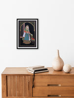 Jodhpuri Pair : Miniature Painting By Rajendra Sharma for sale