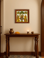 Joyful Melody: Radha with Friends in Phad by Kalyan Joshi for sale