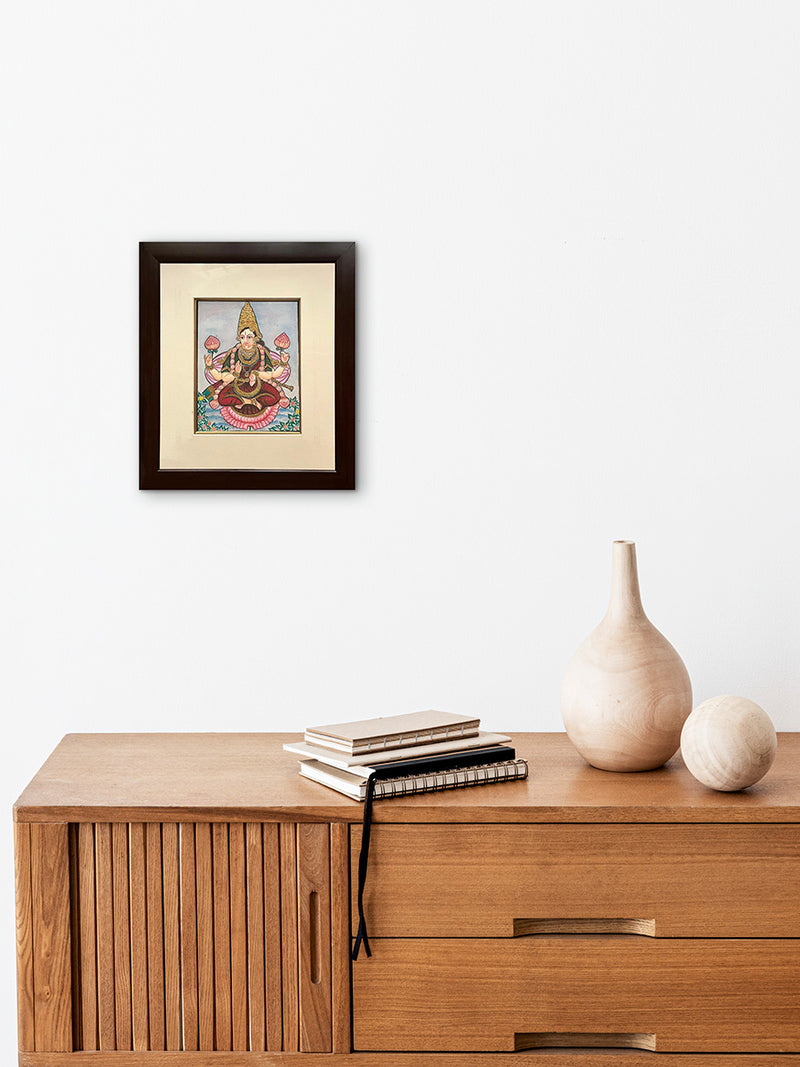 Lakshmi: Goddess of Opulence Mysore art by Hemalatha B for sale
