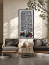 Life Under the Tree: Peacocks and Elephants in Gond Art by Choti Tekam for sale