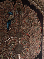 Living Roots, Shared Harvests in Kalamkari and Zari Zardozi KALAMKARI ZARDOZI ARTWORK BY SUDHEER AND MD. BILAL
