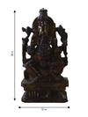 Lord Ganesha: The God of Wisdom in Wood Carving by Shrinivasan for sale