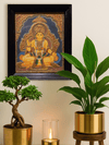 Lord Hanuman: The Wise Monkey God in Tanjore by Sheratone Antique Arts for sale