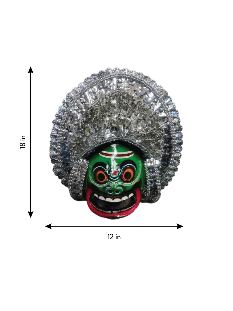 Mahishasura: The Buffalo Demon in Chhau Mask by Dharmendra Sutradhar