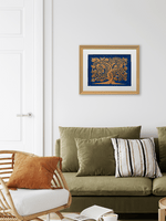 Nature's Abundance: Tree of Life in Phad by Kalyan Joshi for sale