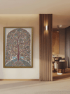 Nature's Abundance: Tree of Life with Peacocks in Kalamkari by Harinath N for sale