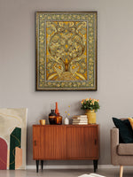 Nature's Bliss: Tree of Life in Stone Dust painting by Amita Sachdeva for sale