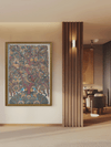 Nature's Enchantments: Tree of Life with Peacocks and Parrots in Kalamkari by Harinath N for sale