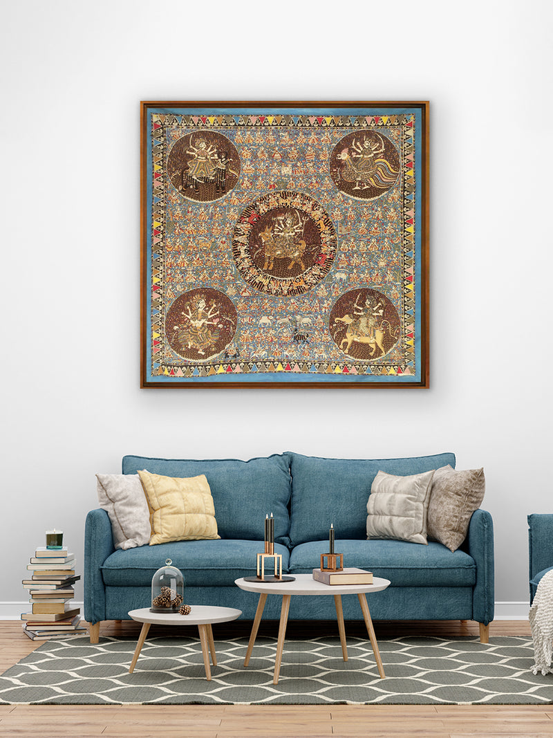 Navaratri Series in Mata ni pachedi by Bhanu Bhai Chittara for sale