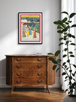 Raag Megh , Kishangarh Art by Shehzaad Ali Sherani for sale