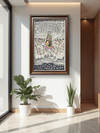 Radha Krishna in Vrindavan: Pichwai Painting by Naveen Soni for sale