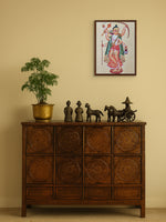 Ram Krishna Mahaprabhu Avatar in Kalighat by Hasir Chitrakar for sale