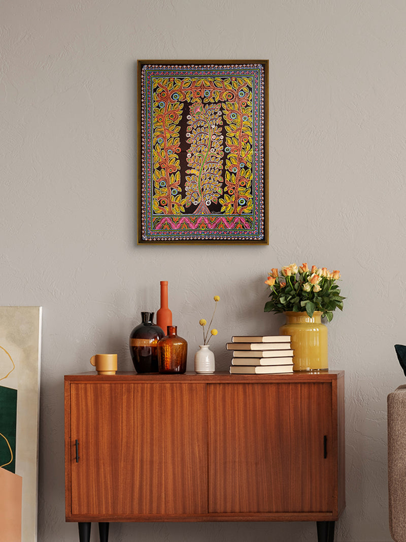 Tree  Rogan Art by Rizwan Khatri for sale