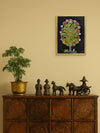 Rogan Art by Rizwan Khatri painted using traditional rogan art colours on cloth for sale