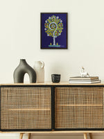 Rogan Art by Rizwan Khatri painted using traditional rogan art on cloth for sale