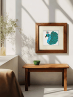 Royal Display: Peacock in Gond by Kailash Pradhan for sale