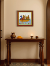 Serene Voyage: Couple on a Boat in Phad by Kalyan Joshi for sale