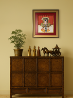 Shrinathji In Pichwai by Shehzaad Ali Sherani for sale