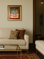 Shrinathji In Pichwai by Shehzaad Ali Sherani for sale