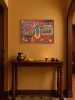 Tales of Ramayana in Cheriyal art by D. Vinay Kumar for sale