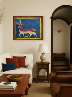 The Deer and its Fawn in Mata ni Pachedi by Sanjay Chittara for sale