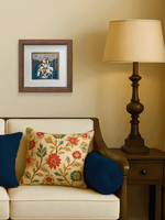 The Divine Cowherd: A Phad Painting by Kalyan Joshi for sale