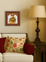 The Divine Devout: Lord Hanuman in Phad painting by Kalyan Joshi for sale