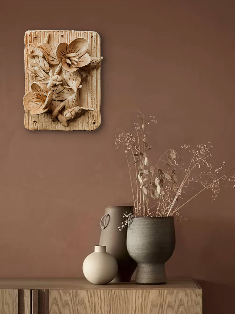 The Floral Bunch in Terracotta by Dolon Kundu for sale