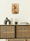 The Floral Frame: Flowers and leaves in terracotta by Dolon Kundu for sale