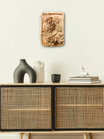 The Floral Frame: Flowers and leaves in terracotta by Dolon Kundu for sale
