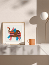 The Gentle Giant: Elephant in Gond by Kailash Pradhan for sale