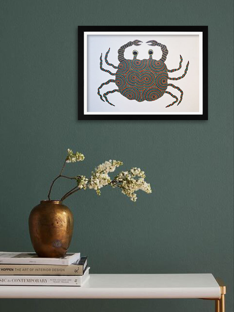 The Hypnotizing Crab In Bhil by Kamlesh Parmar for sale