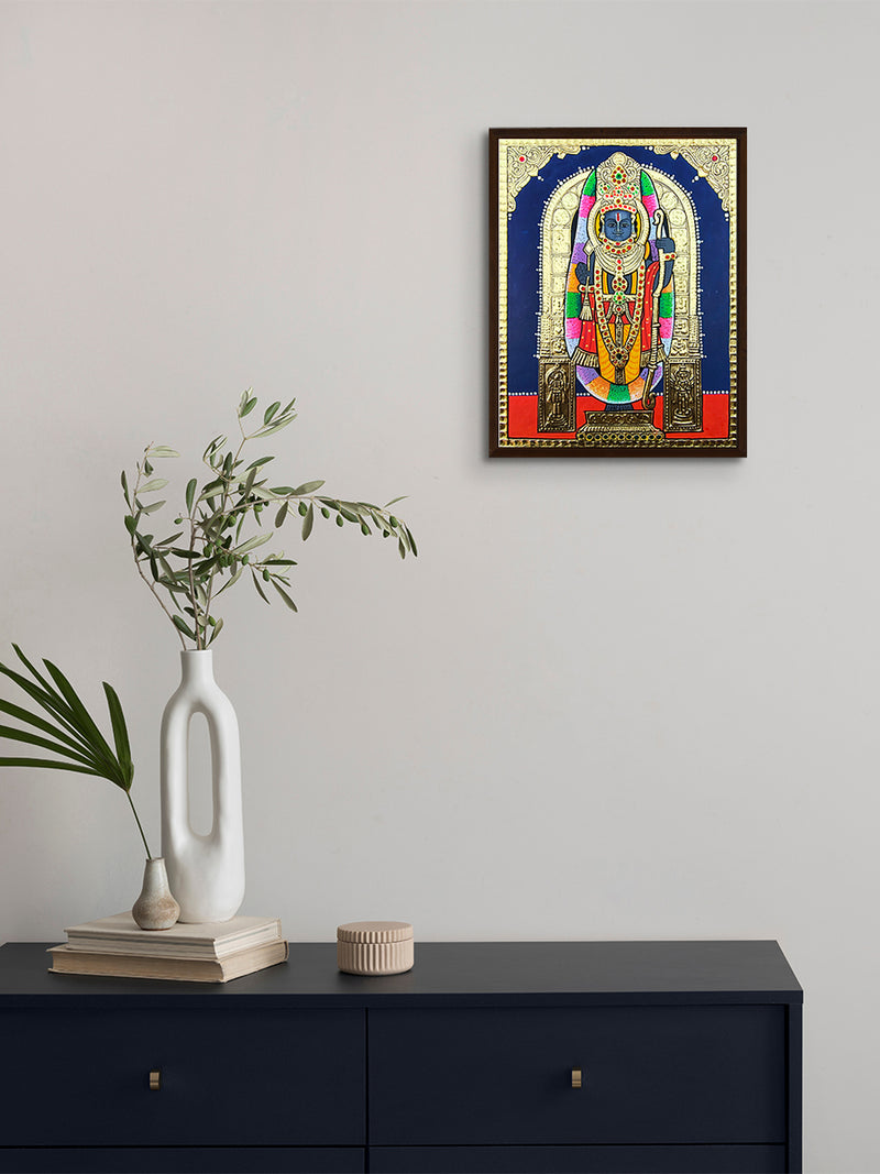 The Ideal Lord Ram in Tanjore Art by Sanjay Tandekar for sale