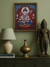 The Monkey God: Lord Hanuman in Kalamkari by Siva Reddy for sale