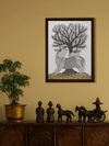 The Nature's Beauty in Gond by Sukhiram Maravi for sale
