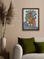 The Nature's Engima in Gond by Sukhiram Maravi for sale