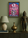 The Remover of Obstacles: Lord Ganesha in Kalamkari by Siva Reddy for sale
