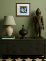 The Royal Cavalry: A Phad Painting by Kalyan Joshi for sale