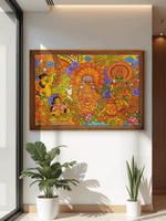 The Spirit of Kerala: A Kerala Mural Art by Adarsh for sales