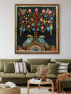 The Tree of Life: Wisdom of Nature in Kalamkari by Kanukurthi Guna Sekhar Sai for sale
