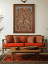 The Tree of Life in Kalamkari by K. Siva Prasad Reddy for sale