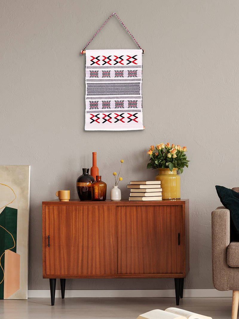  Tradition Meets Modernity: Bohemian Naga Wall Hanging by Antaran for sale